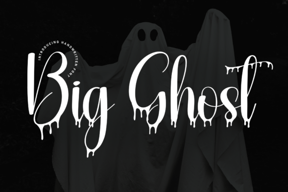 Big Ghost Font – Spooky Script for Standout Designs