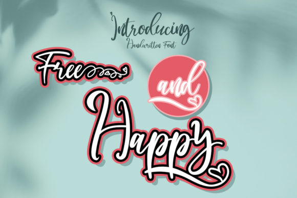 Free and Happy Font – A Script Typeface Full of Charm