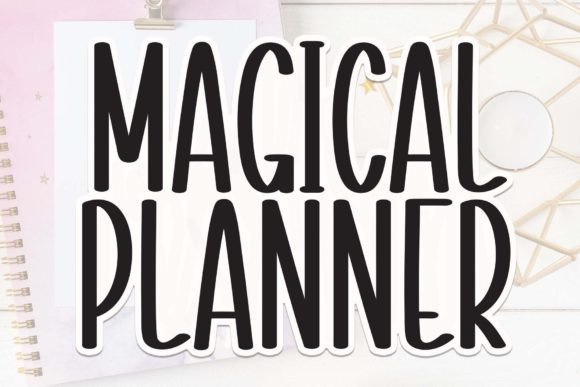 Magical Planner Font for Creative Designers